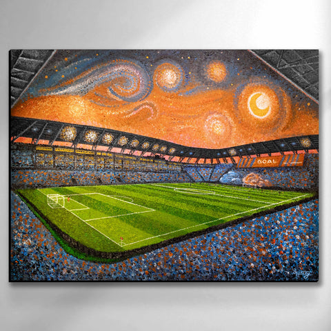 FC Starry Night at The Pitch - Original Painting